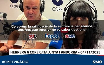 Celebrem la ratificació de la sentència per abusos, uns fets que Interior no va saber gestionar