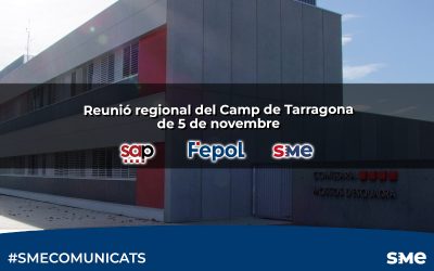 Reunió regional del Camp de Tarragona de 5 de novembre