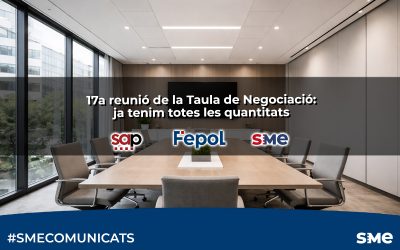 17a reunió de la Taula de Negociació: ja tenim totes les quantitats