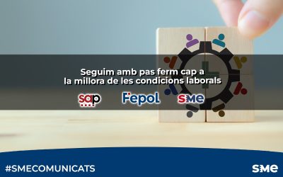 Seguim amb pas ferm cap a la millora de les condicions laborals
