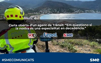 Carta oberta d’un agent de Trànsit: “Em qüestiono si la nostra és una especialitat en decadència.”