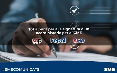 Tot a punt per a la signatura d’un acord històric per al CME