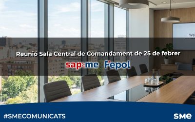 Reunió Sala Central de Comandament de 25 de febrer