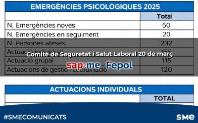 Comitè de Seguretat i Salut Laboral 20 de març