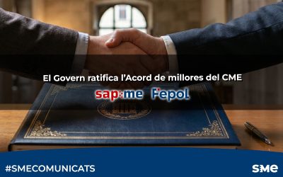 El Govern ratifica l’Acord de millores del CME